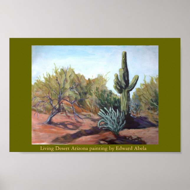 PÓSTER DESIERTO VIVO, ARIZONA (Frente)