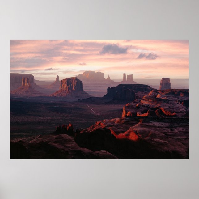 Póster Desiertos | Monument Valley Utah-Ariziona (Frente)