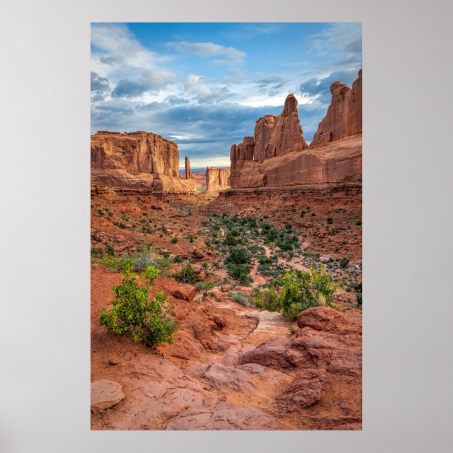 Póster Desiertos | Parque nacional Arches, Utah (Frente)