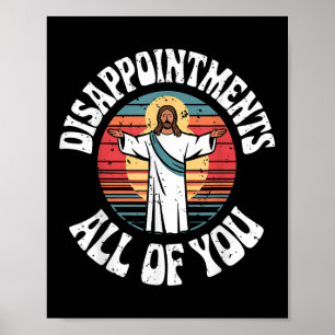Póster Desilusiones Divertidas de Jesús para Todos Ustede
