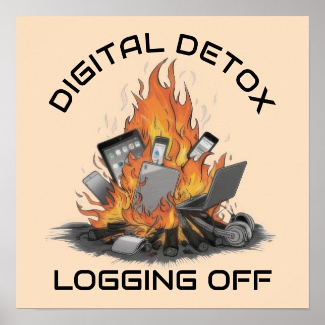 Póster Desintoxicación Digital (Frente)