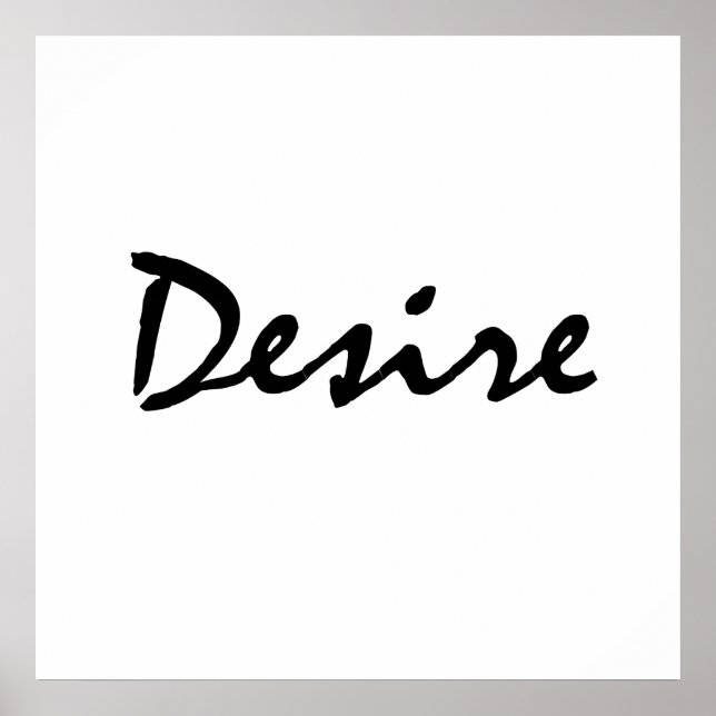 Póster Desire (Frente)
