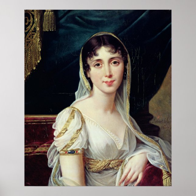Póster Desiree Clary Queen de Suecia, 1807 (Frente)