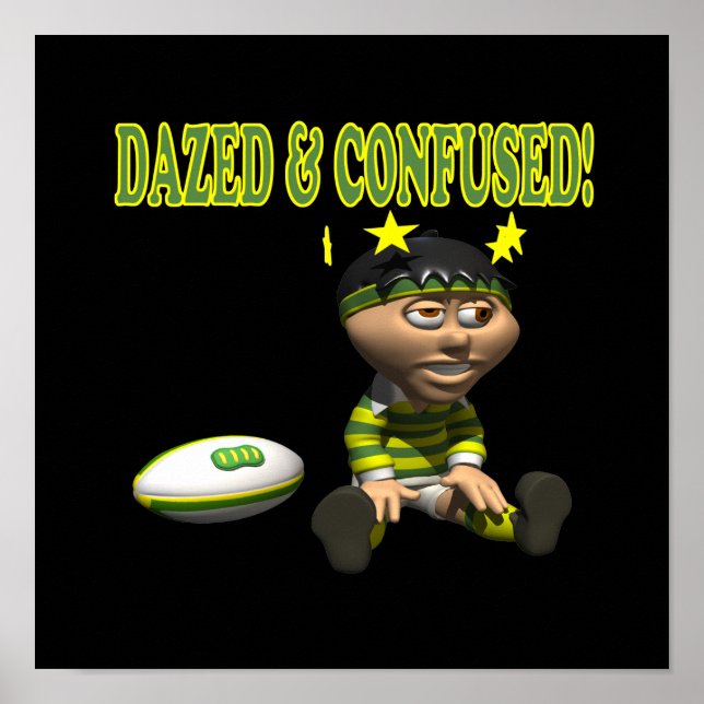 Póster Deslumbrado Y Confundido (Frente)