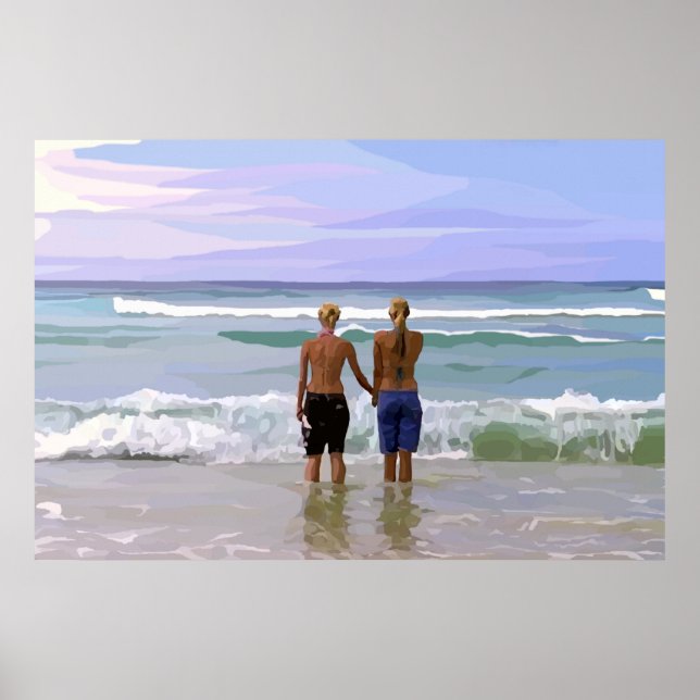 Póster Deslumbramiento de verano (Frente)