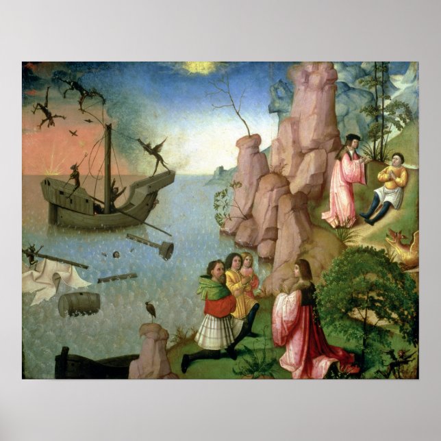 Póster Desorden marítimo causado por los demonios (Frente)