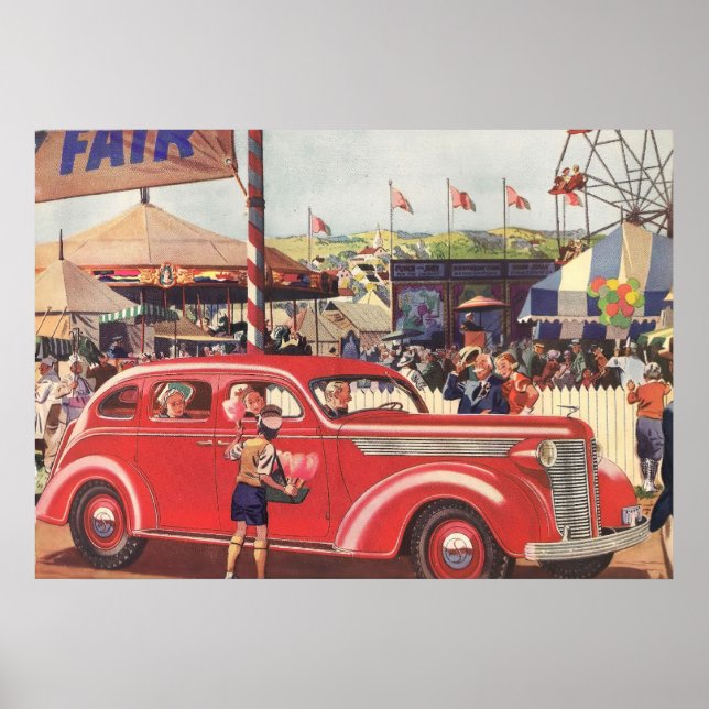 Póster Desoto Poster de los años 40 (Frente)