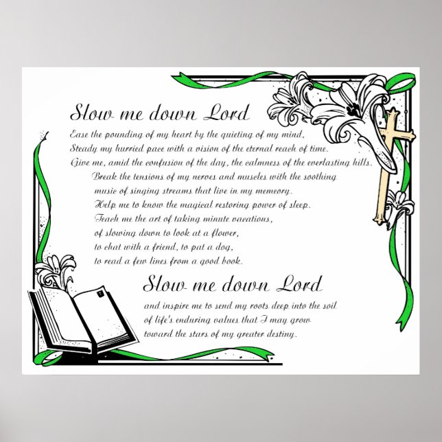 Póster despacio Señor (Frente)