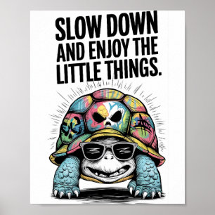 Póster Despacio, Tortuga