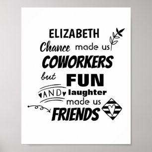 Póster Despedida Coworker Jefe - somos Personalizados ami