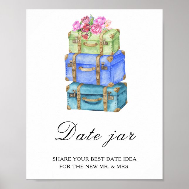 Póster Despedida de soltera de viaje - ideas para una noc (Frente)