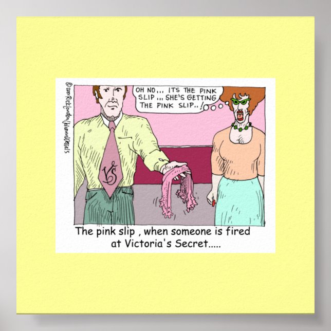 Póster Despedido De Victoria Secret Personalizado Poster (Frente)