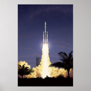 Póster Despegue de Rocket