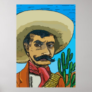 Póster Desperado en el desierto
