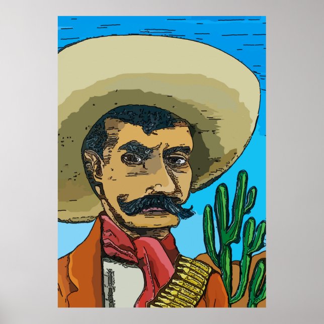 Póster Desperado en el desierto (Frente)