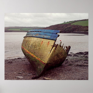 Póster Desperdicio de barco