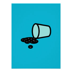 Póster Desperdicio de Espacio - Infinito Derramado
