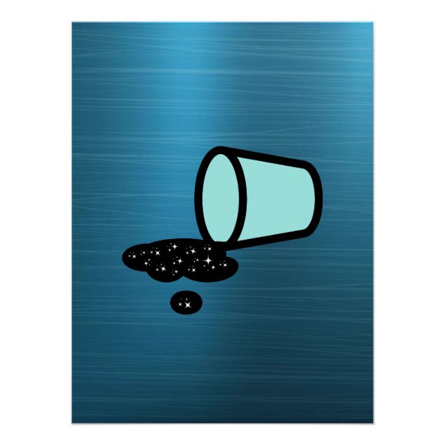 Póster Desperdicio de Espacio - Infinito Derramado (Anverso)