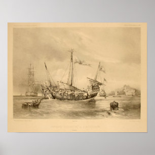 Póster Desperdicios chinos en Singapur