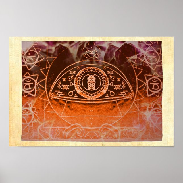 Póster Despertando mi ojo (Frente)