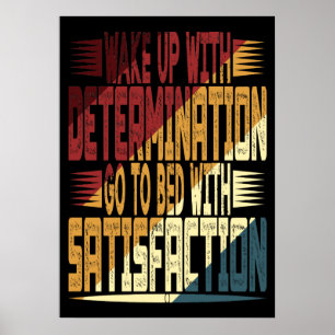 Póster Despertar con determinación
