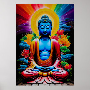 Póster Despertar de Buda Luminoso