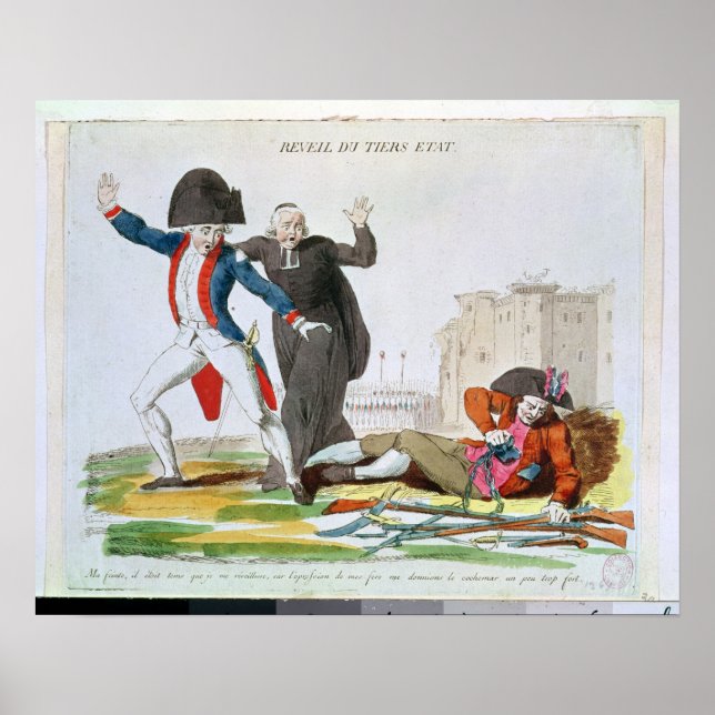 Póster Despertar el Tercer Estado, julio de 1789 (Frente)