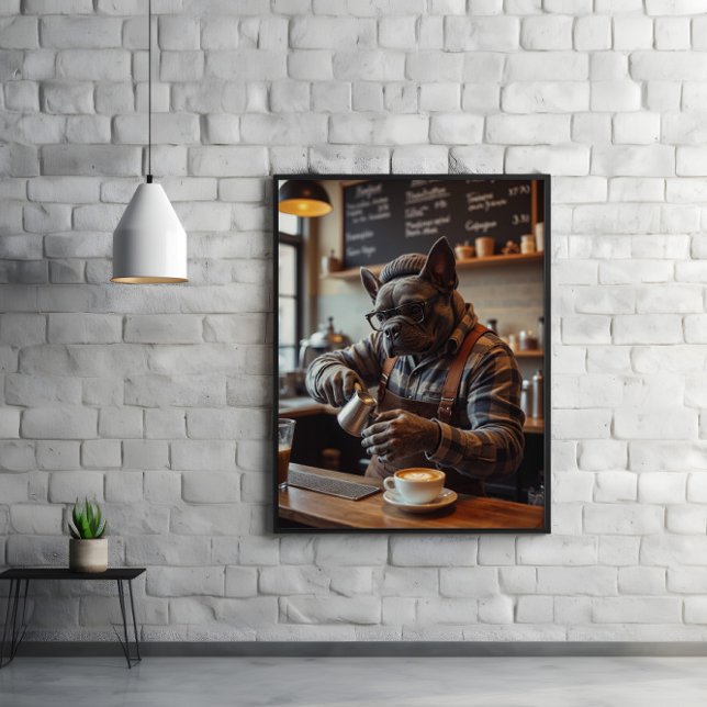 Póster Despertar hecho: Bulldog detrás de las habas (Subido por el creador)