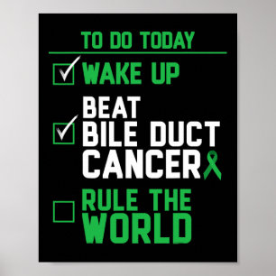 Póster Despertar Vencer Cáncer de Conducto Biliar Regir E