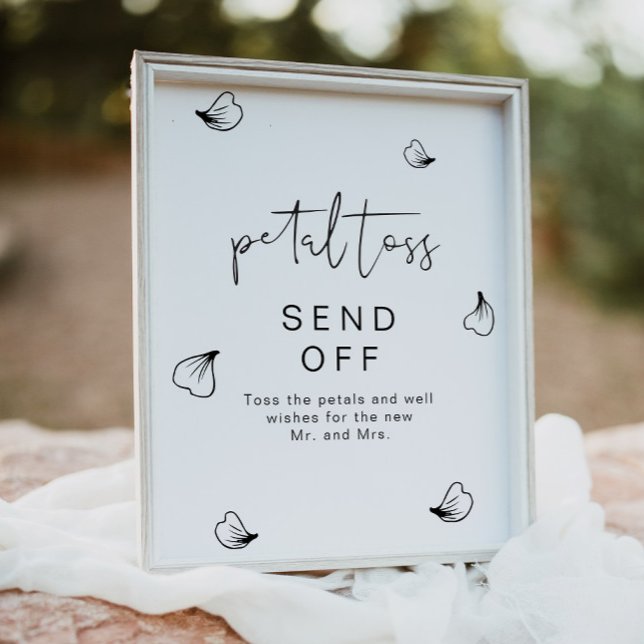 Póster Despiden a Petal Toss, Boda del Boho moderno de AD (Subido por el creador)