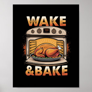 Póster Despierta y Ke Sourdough divertido Ker Meme Día de