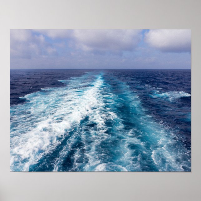 Póster Despierto de crucero (Frente)