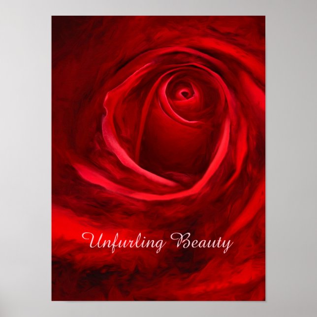Póster Despliegue del papel de Poster de valor de belleza (Frente)