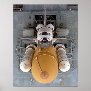Póster Despliegue del transbordador espacial Atlantis (ST