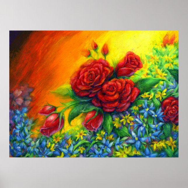 Póster Desplome de Rosa (Frente)