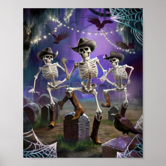 Póster Desplome del Hoedown de Halloween, presentación de (Frente)