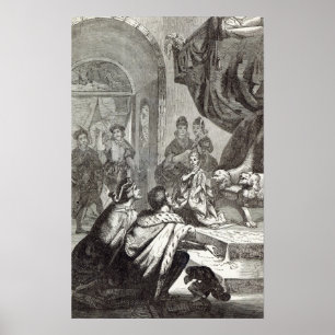 Póster Desposorio de la princesa francesa a Richard II