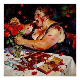 Póster Desprecio por las Rosas Rojas – Un Retrato de Ira