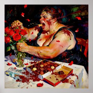 Póster Desprecio por las Rosas Rojas – Un Retrato de Ira 