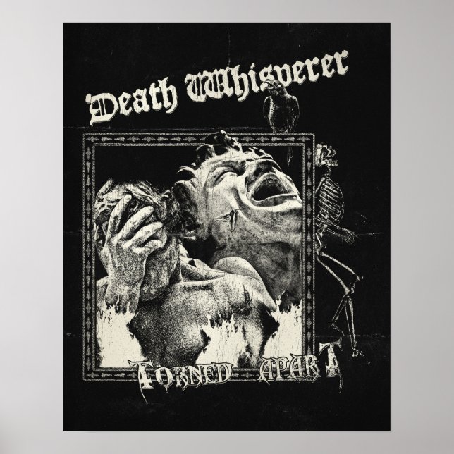 Póster Desprendido - Retro MetalCore (Frente)