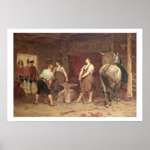 Póster Después de Culloden: Caza rebelde (aceite en lona)