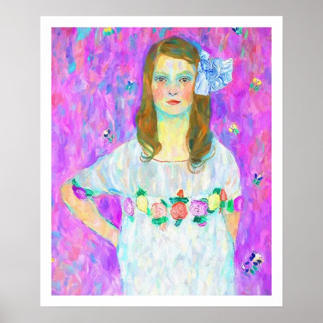 Póster Después de Klimt - Retrato de Mada (Frente)
