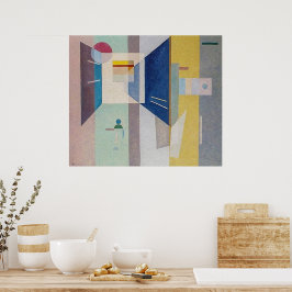 Póster Después de la derecha - a la izquierda por Kandins