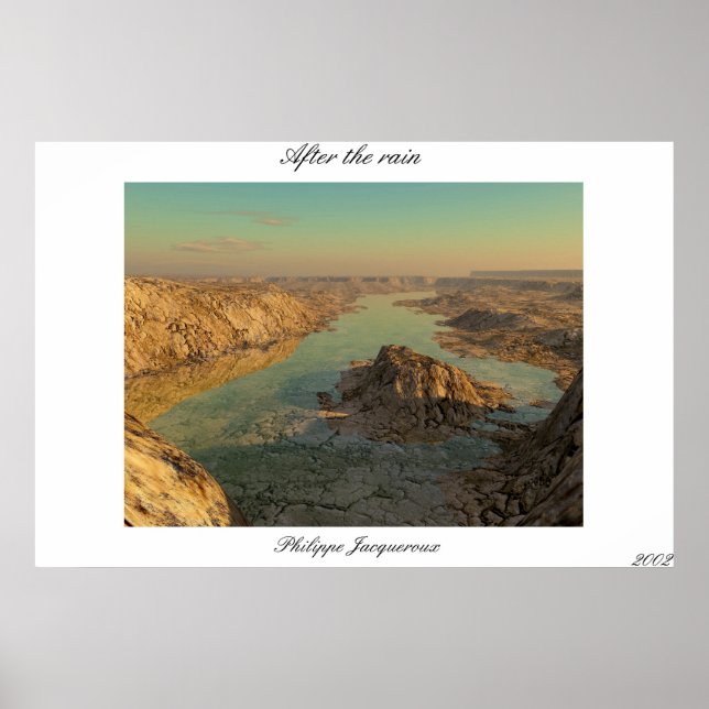 Póster Después de la lluvia (Frente)