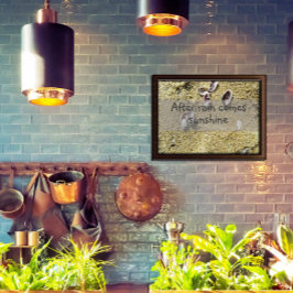 Póster Después de la lluvia llega la sabiduría del sol di