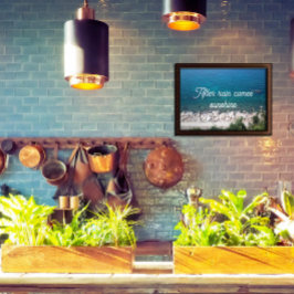 Póster Después de la lluvia viene el poster del proverbio