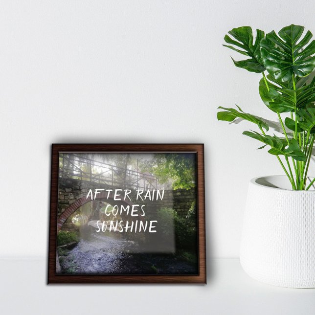 Póster Después de la lluvia viene el sol proverbio poster (Subido por el creador)