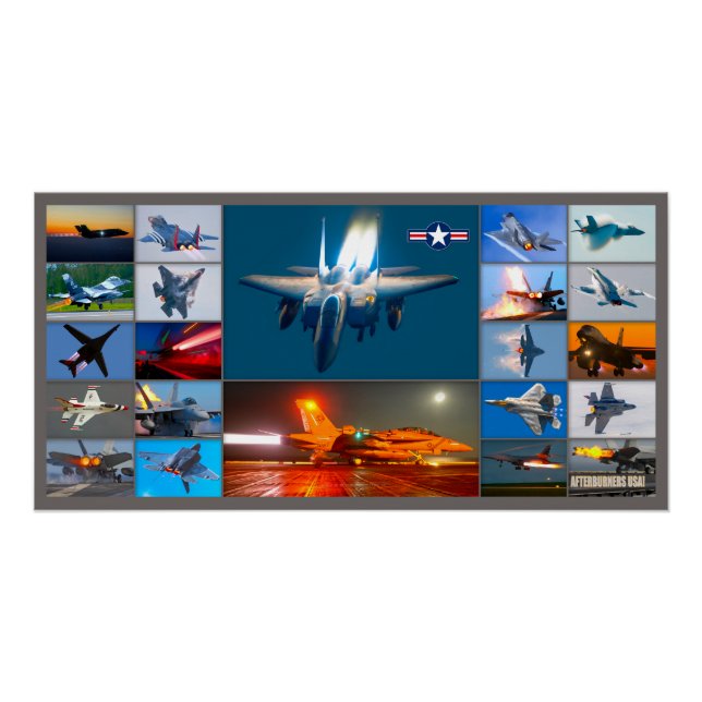 PÓSTER ¡DESPUÉS DE LOS ESTADOS UNIDOS! "MONTAJE" (Anverso)