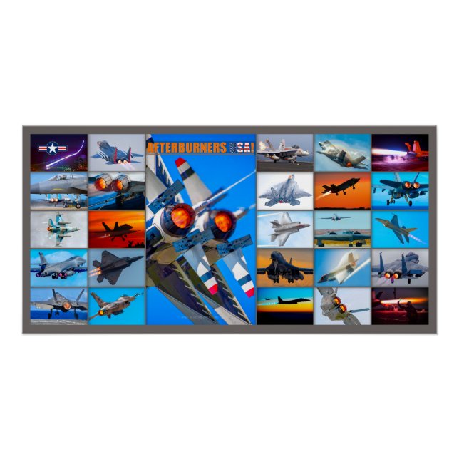 PÓSTER ¡DESPUÉS DE LOS ESTADOS UNIDOS! "MONTAJE" (Anverso)