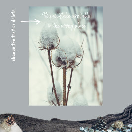 Póster Después de una nevada